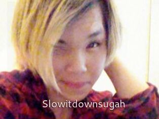 Slowitdownsugah